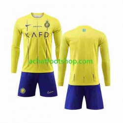 Maillot Al-Nassr Domicile Tenue pour Enfant 2023-2024 Manche Longue