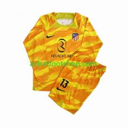 Maillot Atlético Madrid Jan Oblak 13 Orangecolor Gardien pour Enfant 2023-2024 Manche Longue