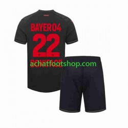 Maillot Bayer 04 Leverkusen Victor Boniface 22 Domicile Tenue pour Enfant 2023-2024 Manche Courte