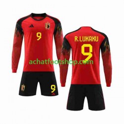 Maillot Belgique R.LUKAKU 9 Domicile Tenue pour Enfant Coupe du Monde 2022 Manche Longue Maillot Belgique R.LUKAKU 9 Domicile Tenue pour Enfant Coupe du Monde 2022 Manche Longue