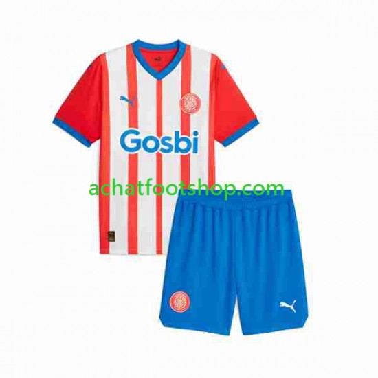 Maillot Girona Domicile Tenue pour Enfant 2023-2024 Manche Courte