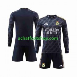 Maillot Real Madrid Extérieur Tenue pour Enfant 2023-2024 Manche Longue Maillot Real Madrid Extérieur Tenue pour Enfant 2023-2024 Manche Longue