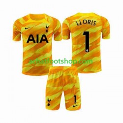 Maillot Tottenham Hotspur Hugo Orangecolor Gardien Extérieur Tenue pour Enfant 2023-2024 Manche Courte