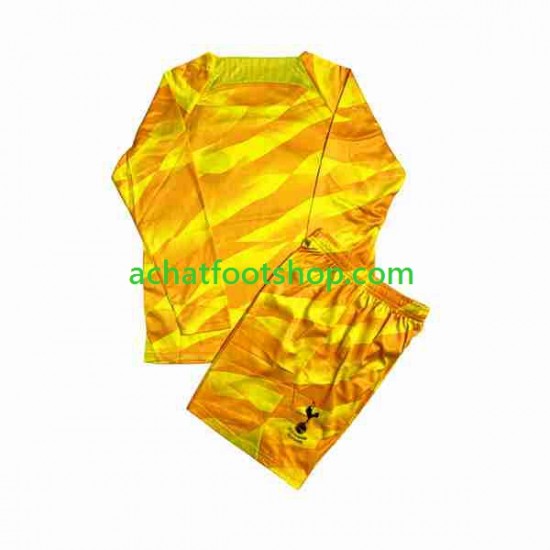 Maillot Tottenham Hotspur Orangecolor Gardien Extérieur Tenue pour Enfant 2023-2024 Manche Longue