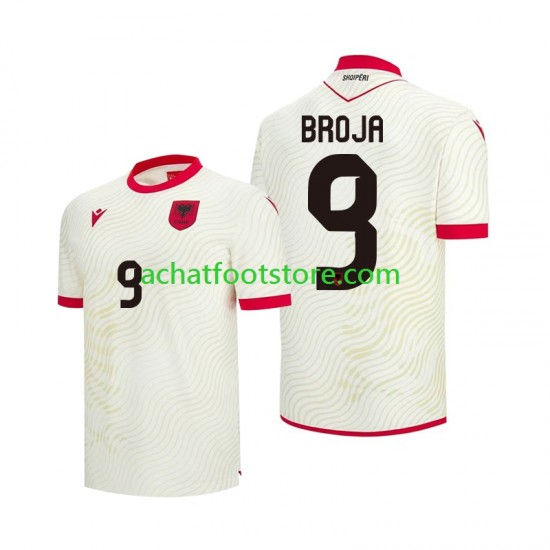 Maillot Albanie Armando Broja 9 Extérieur Tenue pour Homme Coupe du Monde 2026 Manche Courte