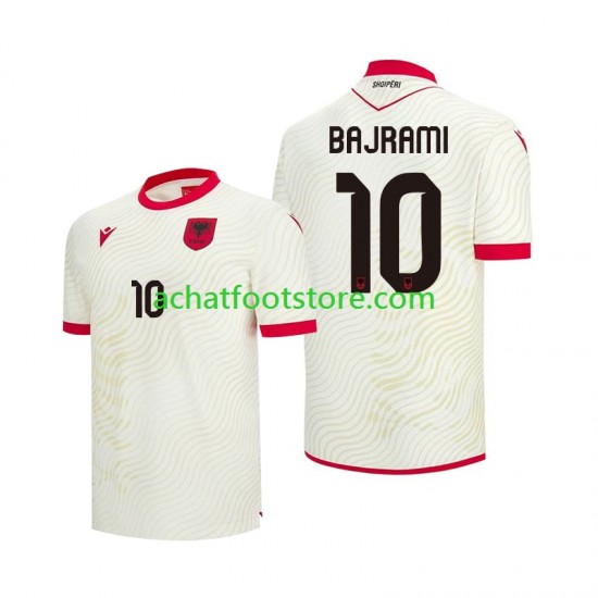 Maillot Albanie Nedim Bajrami 10 Extérieur Tenue pour Homme Coupe du Monde 2026 Manche Courte