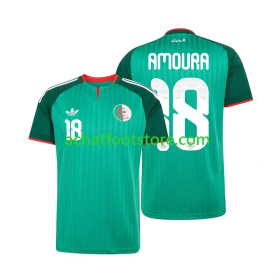 Maillot Algérie Mohamed Amoura 18 Extérieur Tenue pour Homme 2026 Manche Courte