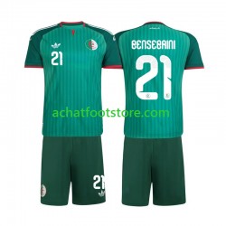 Maillot Algérie Ramy Bensebaini 21 Extérieur Tenue pour Enfant 2026 Manche Courte Maillot Algérie Ramy Bensebaini 21 Extérieur Tenue pour Enfant 2026 Manche Courte