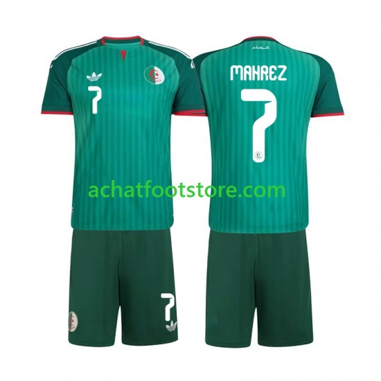 Maillot Algérie Riyad Mahrez 7 Extérieur Tenue pour Enfant 2026 Manche Courte