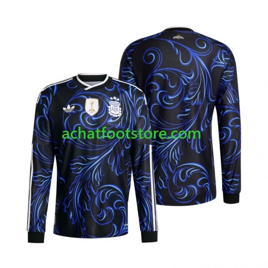 Maillot Argentine Extérieur Tenue pour Homme Coupe du Monde 2026 Manche Longue