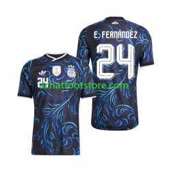 Maillot Argentine Enzo Fernandez 24 Extérieur Tenue pour Homme Coupe du Monde 2026 Manche Courte