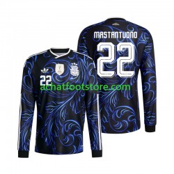 Maillot Argentine Franco Mastantuono 22 Extérieur Tenue pour Homme Coupe du Monde 2026 Manche Longue