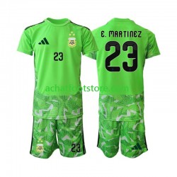 Maillot Argentine Emiliano Martinez 23 Gardien 3ème Tenue pour Enfant Coupe du Monde 2026 Manche Courte