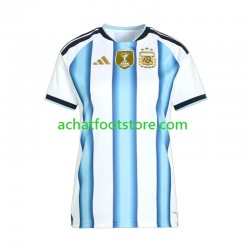 Maillot Argentine Domicile Tenue pour Femme Coupe du Monde 2026 Manche Courte