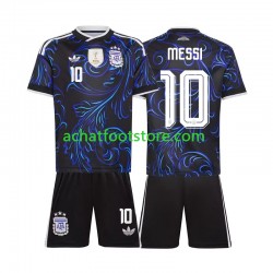 Maillot Argentine Lionel Messi 10 Extérieur Tenue pour Enfant Coupe du Monde 2026 Manche Courte