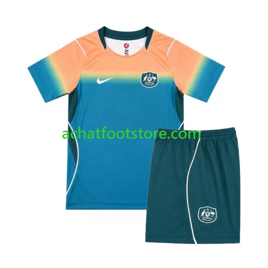 Maillot Australie Extérieur Tenue pour Enfant Coupe du Monde 2026 Manche Courte