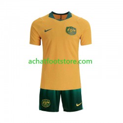 Maillot Australie Domicile Tenue pour Enfant Coupe du Monde 2026 Manche Courte Maillot Australie Domicile Tenue pour Enfant Coupe du Monde 2026 Manche Courte