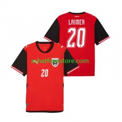Maillot Autriche Konrad Laimer 20 Domicile Tenue pour Homme Coupe du Monde 2026 Manche Courte
