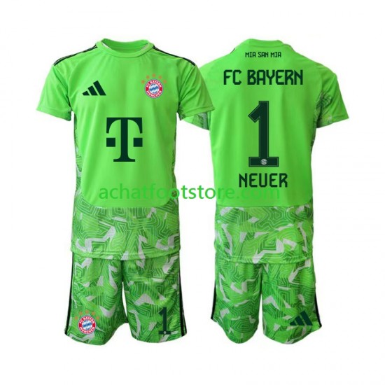 Maillot Bayern Munich Manuel Neuer 1 Gardien Domicile Tenue pour Enfant 2026-2027 Manche Courte