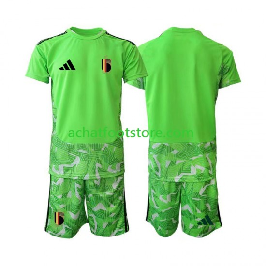 Maillot Belgique Gardien 3ème Tenue pour Enfant Coupe du Monde 2026 Manche Courte