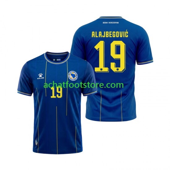 Maillot Bosnie-Herzégovine Kerim Alajbegovic 19 Domicile Tenue pour Homme Coupe du Monde 2026 Manche Courte