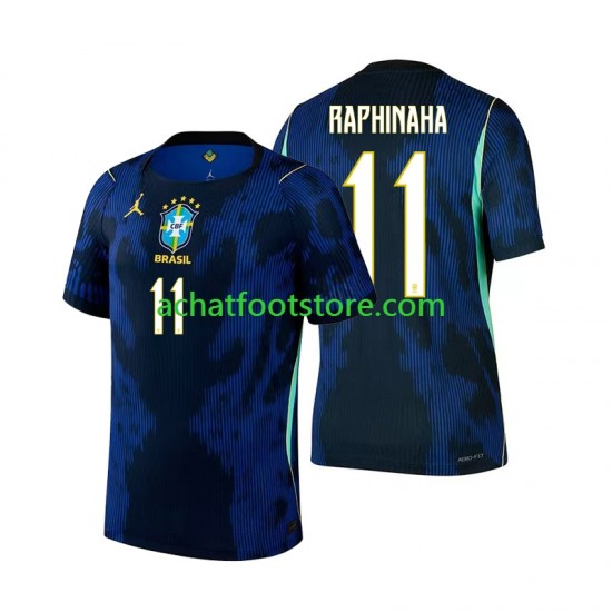 Maillot Brésil Raphinha 11 Extérieur Tenue pour Homme Coupe du Monde 2026 Manche Courte