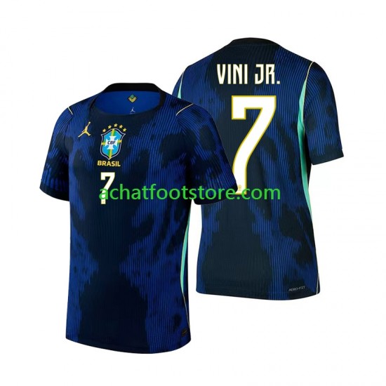 Maillot Brésil Vinicius Junior 7 Extérieur Tenue pour Homme Coupe du Monde 2026 Manche Courte