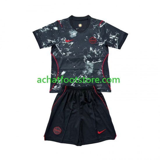 Maillot Canada Extérieur Tenue pour Enfant Coupe du Monde 2026 Manche Courte