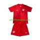 Maillot Canada Domicile Tenue pour Enfant Coupe du Monde 2026 Manche Courte