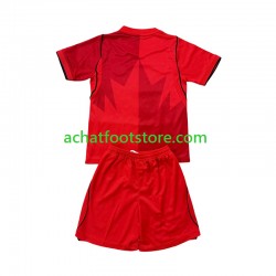 Maillot Canada Domicile Tenue pour Enfant Coupe du Monde 2026 Manche Courte