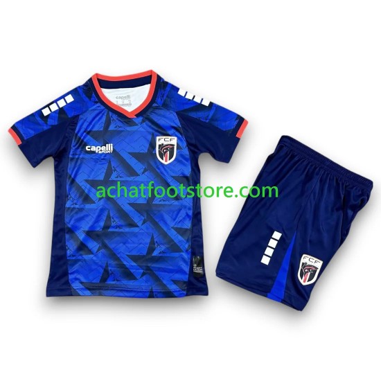 Maillot Cape Verde Domicile Tenue pour Enfant Coupe du Monde 2026 Manche Courte