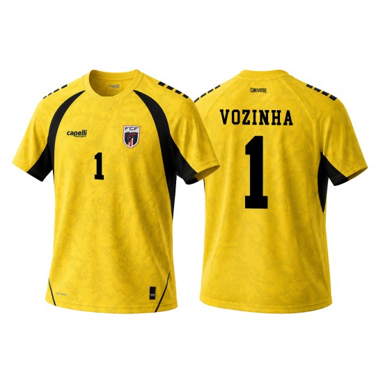 Maillot Cape Verde Vozinha 1 Extérieur Tenue pour Homme Coupe du Monde 2026 Manche Courte