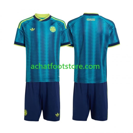 Maillot Colombie Extérieur Tenue pour Enfant Coupe du Monde 2026 Manche Courte