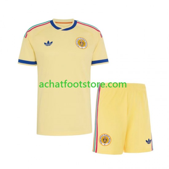 Maillot Curacao Extérieur Tenue pour Enfant Coupe du Monde 2026 Manche Courte