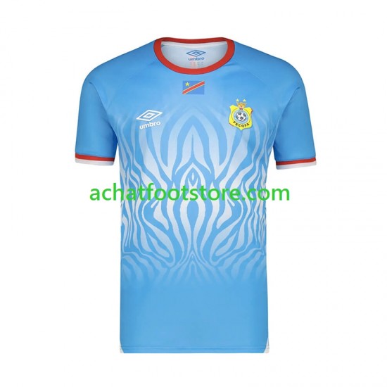 Maillot DR Congo Extérieur Tenue pour Homme Coupe du Monde 2026 Manche Courte