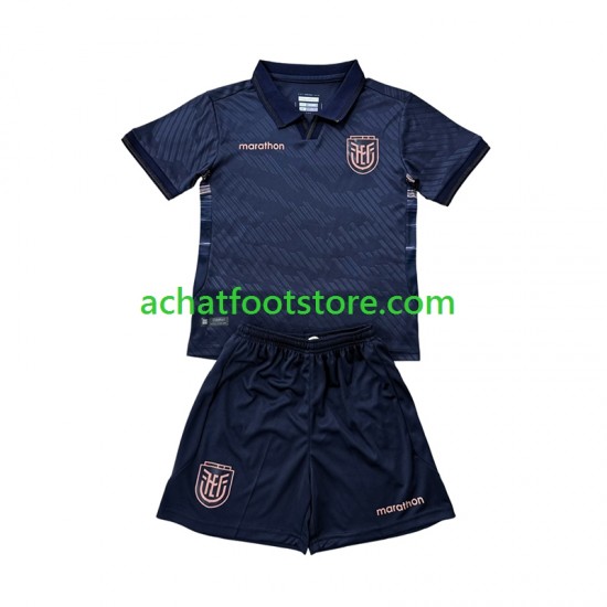 Maillot Ecuador Extérieur Tenue pour Enfant Coupe du Monde 2026 Manche Courte