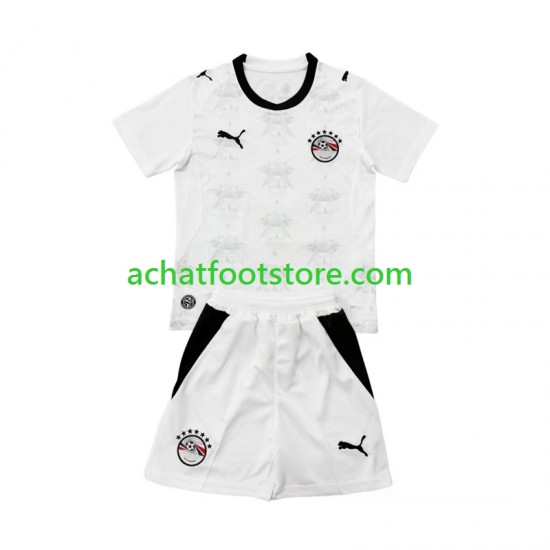 Maillot Égypte Extérieur Tenue pour Enfant Coupe du Monde 2026 Manche Courte