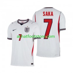Maillot Angleterre Bukayo Saka 7 Domicile Tenue pour Homme Coupe du Monde 2026 Manche Courte