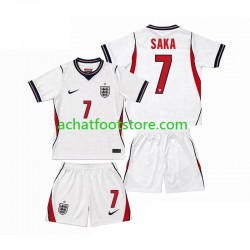 Maillot Angleterre Bukayo Saka 7 Domicile Tenue pour Enfant Coupe du Monde 2026 Manche Courte