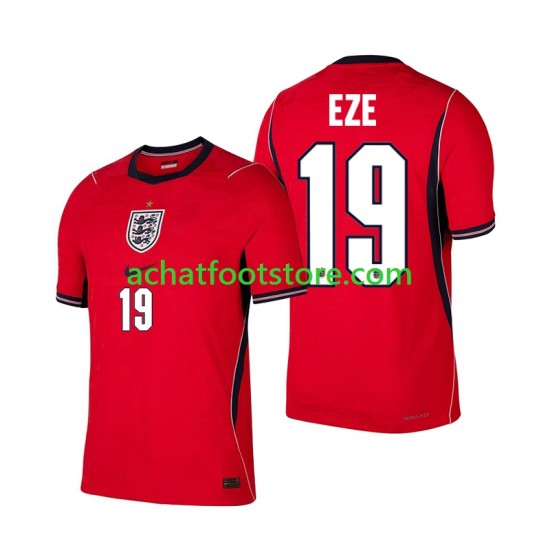 Maillot Angleterre Eberechi Eze 19 Extérieur Tenue pour Homme Coupe du Monde 2026 Manche Courte