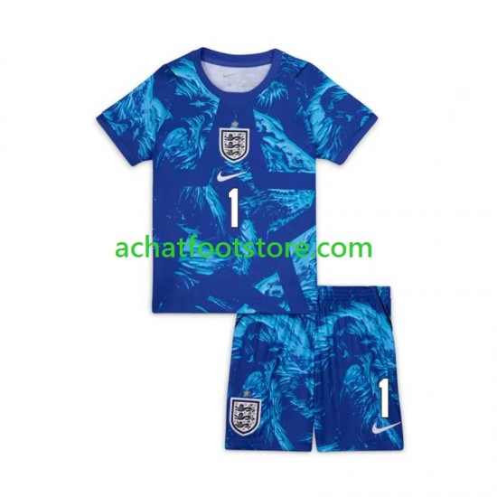Maillot Angleterre Jordan Pickford 1 Gardien 3ème Tenue pour Enfant Coupe du Monde 2026 Manche Courte