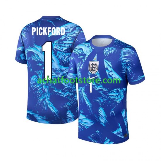 Maillot Angleterre Jordan Pickford 1 Gardien 3ème Tenue pour Homme Coupe du Monde 2026 Manche Courte