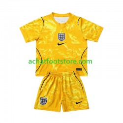 Maillot Angleterre Gardien 4ème Tenue pour Enfant Coupe du Monde 2026 Manche Courte