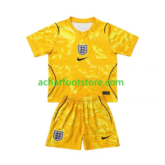 Maillot Angleterre Gardien 4ème Tenue pour Enfant Coupe du Monde 2026 Manche Courte