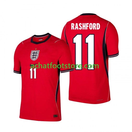 Maillot Angleterre Marcus Rashford 11 Extérieur Tenue pour Homme Coupe du Monde 2026 Manche Courte