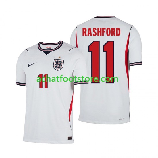 Maillot Angleterre Marcus Rashford 11 Domicile Tenue pour Homme Coupe du Monde 2026 Manche Courte