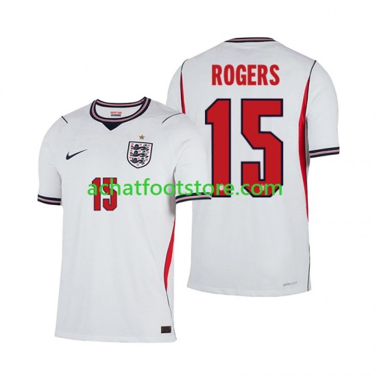 Maillot Angleterre Morgan Rogers 15 Domicile Tenue pour Homme Coupe du Monde 2026 Manche Courte