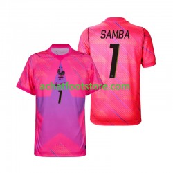 Maillot France Brice Samba 1 Gardien Extérieur Tenue pour Homme Coupe du Monde 2026 Manche Courte