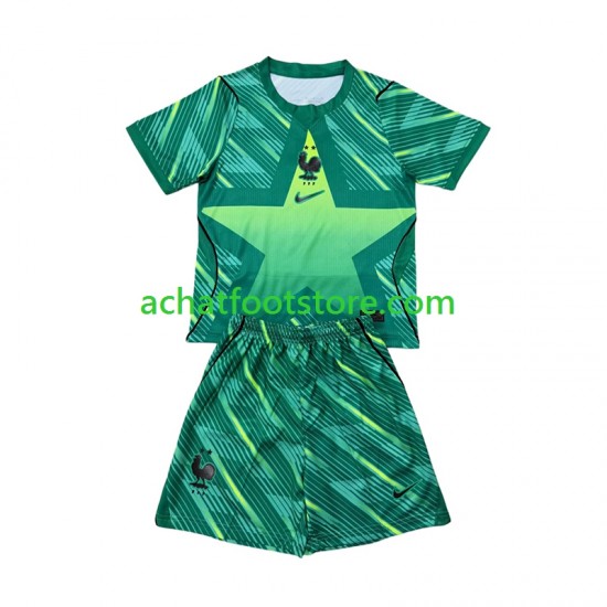 Maillot France Gardien 3ème Tenue pour Enfant Coupe du Monde 2026 Manche Courte