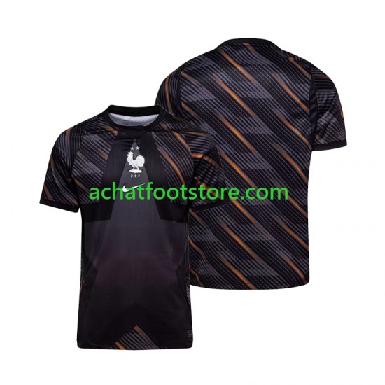 Maillot France Gardien Domicile Tenue pour Homme Coupe du Monde 2026 Manche Courte
